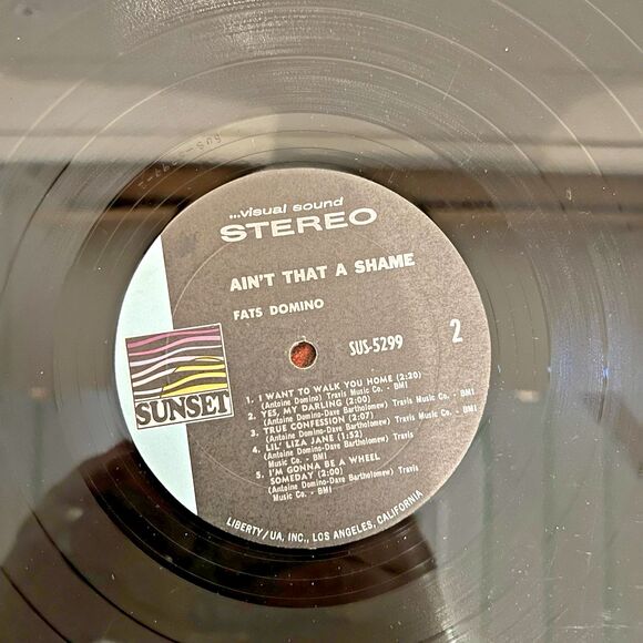 Fats Domino "Ain't That A Shame" Vinyl Record LP - Picture 7 of 9